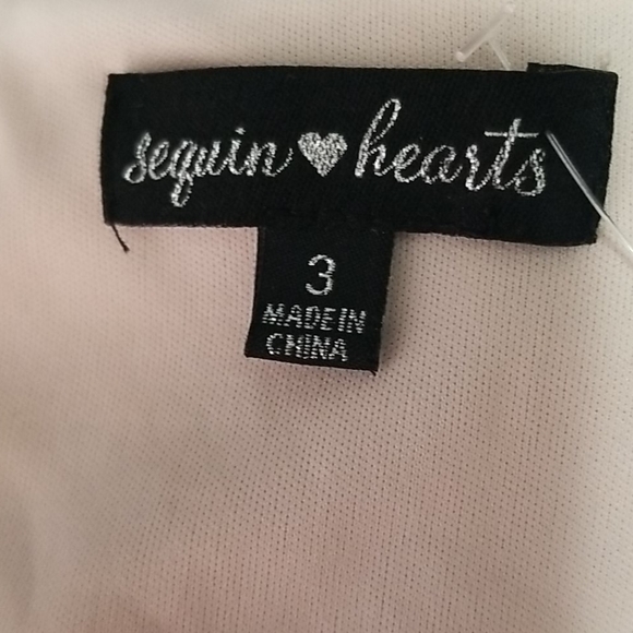 NWT Sequin Hearts crop lace top - Picture 5 of 7